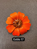 Broches naranja