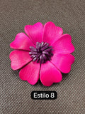 Broches fucsia