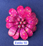 Broches fucsia