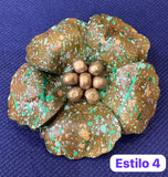 Broches verdes