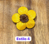 Broches amarillos