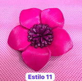Broches fucsia