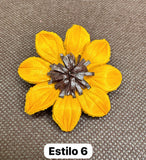 Broches amarillos