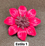 Broches fucsia
