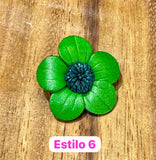 Broches verdes
