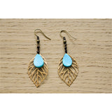 Pendientes Golden Leaf