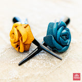 Pinza de Pelo Rosas