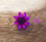Broches fucsia