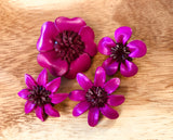 Broches fucsia