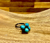 Anillo Fantasía turquesa