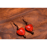 Pendientes Red Stone
