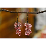 Pendiente Uvas Glass