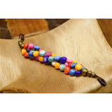 Pulsera Confeti Triple Nácar