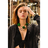 Collar Tres Rosas stone