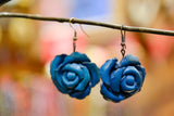 Pendientes Blue Roses