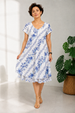 Vestido Capri Midi de Algodón 100%